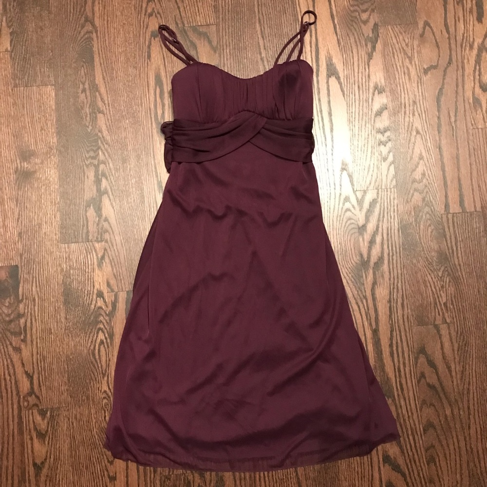 Plum formal dress